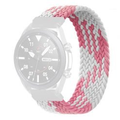 Curea din material textil WatchBand™ Braided Solo Loop, Compatibila cu smartwatch Samsung Galaxy Watch (42/46 mm), Huawei Watch GT/GT 2 (42/46 mm) si oricare alt model cu latimea bratarii de 20/22 mm